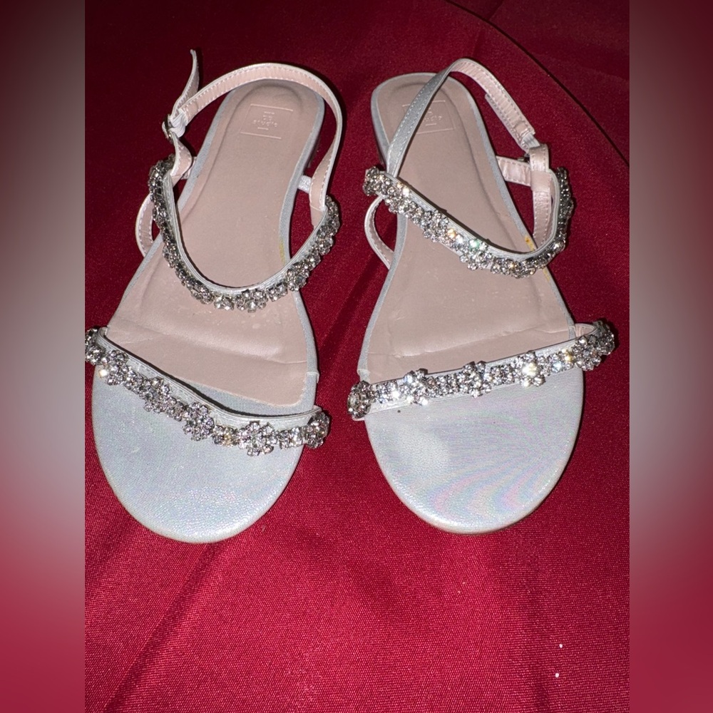 Elegant Silver Women's Sandals